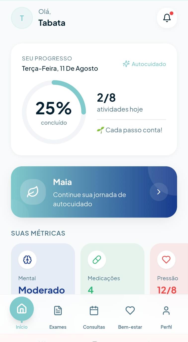 App Acessa Saúde — Jornada de autocuidado