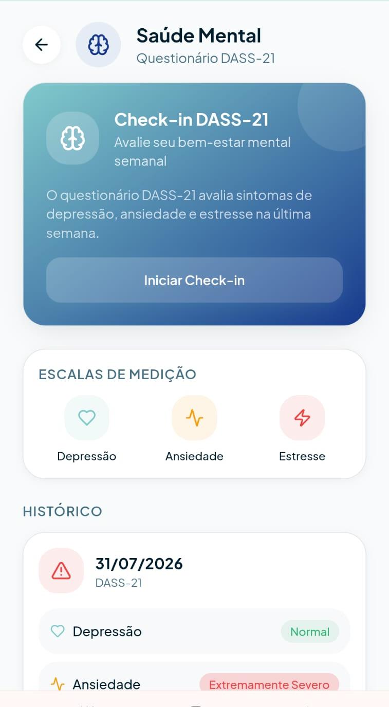 App Acessa Saúde — DASS-21 recorrente